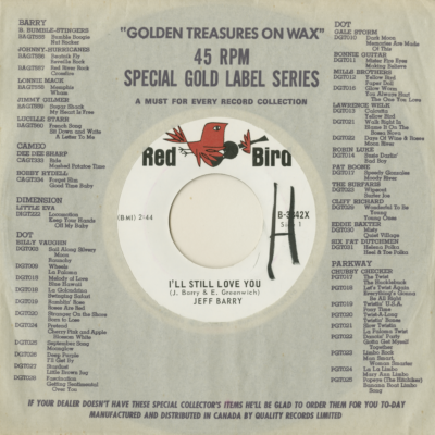 I'll Still Love You / Our Love Can Still Be Saved (1965)