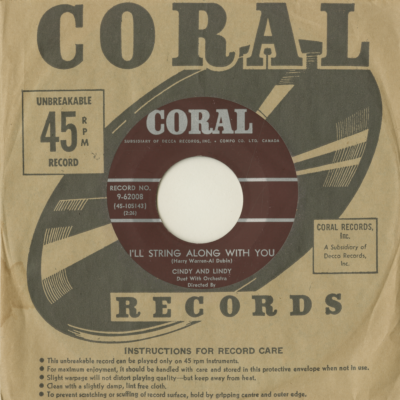 I'll String Along With You / The Wonder That Is You