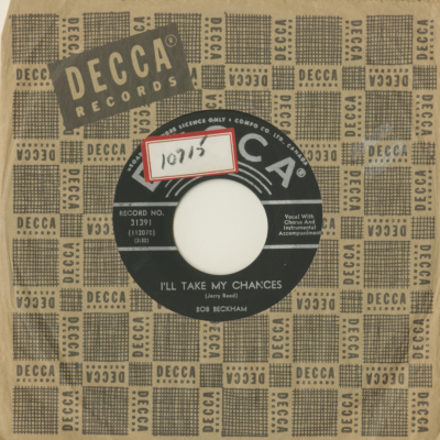 I'll Take My Chances / I Cry Like A Baby