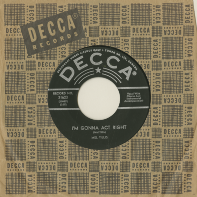 I'm Gonna Act Right / It'll Be Easy