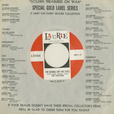 I'm Gonna Dry My Eyes / I Have A Boyfriend