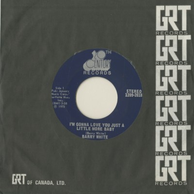 I'm Gonna Love You Just A Little More Baby / Just A Little More Baby (1973)