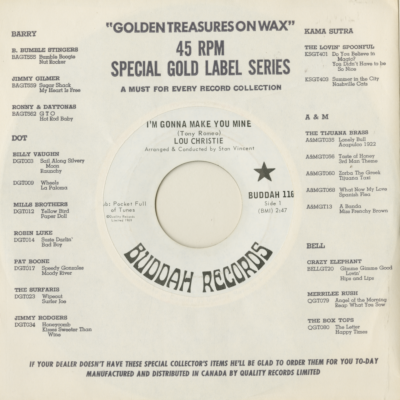 I'm Gonna Make You Mine / I'm Gonna Get Married (1969)