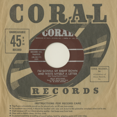 I'm Gonna Sit Right Down And Write Myself A letter / Date With The Blues