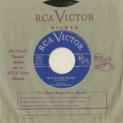 I'm In The Mood For Love / I Can't Believe That You're In Love With Me (1951)