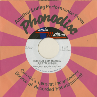 I'm Livin' In Shame / I'm So Glad I Got Somebody Like You Around (1969)