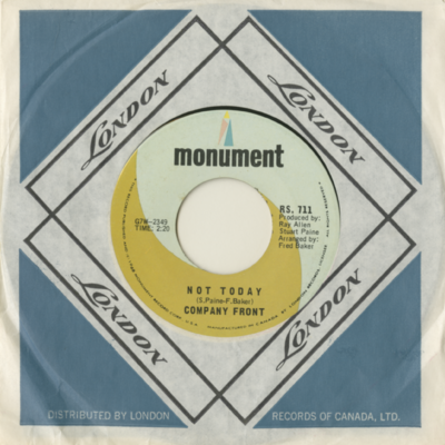 I'm So Happy Now / Not Today (1967)