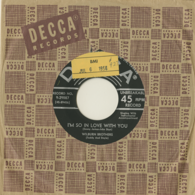 I'm So In Love With You / Deep Elem Blues