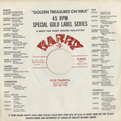 I'm So Thankful / Don't Feel Sorry For Me