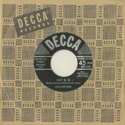 I'm With You / Say Si Si