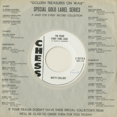 I'm Your Part Time Love / Don't You Forget It (1963)