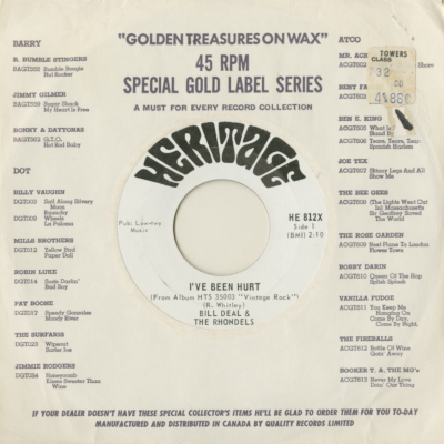 I've Been Hurt / I've Got My Needs (1969)