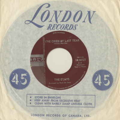 I've Cried My Last Tear / Whip It On Me Baby