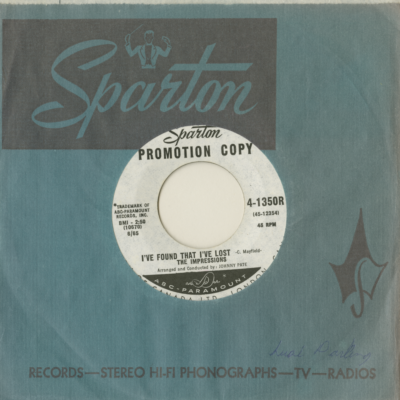 I've Found That I Lost / Meeting Over Yonder (1965)