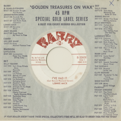 I've Had It / Nashville