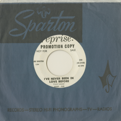 I've Never Been In Love Before / Main Theme From The Cardinal