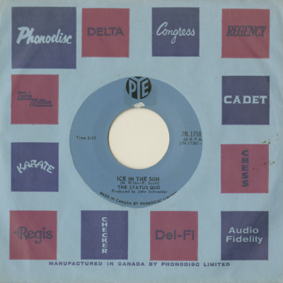 Ice In The Sun / When My Mind Is Not Live