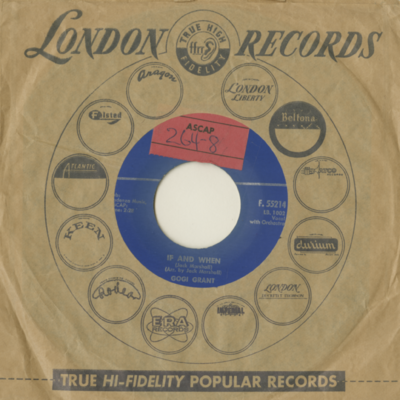 If And When / I'll Never Smile Again