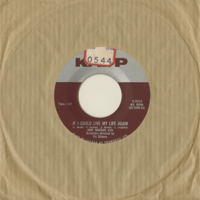 If I Could Live My Life Again / To Love And Be Loved