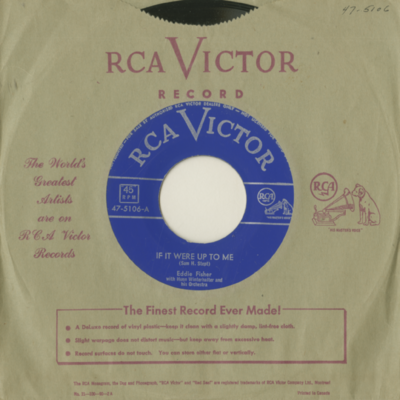 If It Were Up To Me / Even Now (1952)