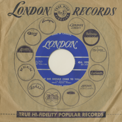 If She Should Come To You / Lifetime Of Happiness (1960)