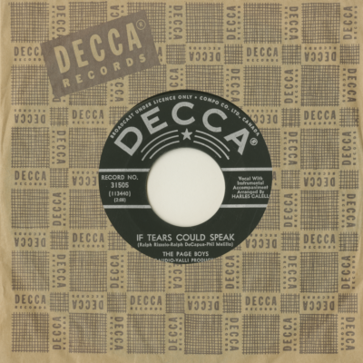 If Tears Could Speak / Ole Buttermilk Sky