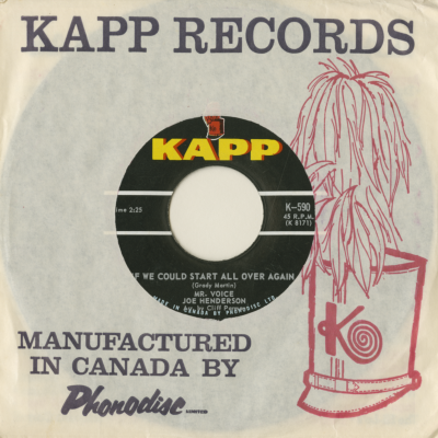 If We Could Start All Over Again / You Take One Step I'll Take Two