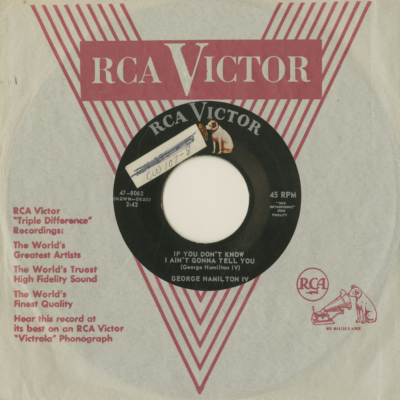 If You Don't Know I Ain't Gonna Tell You / I Want To Go Where Nobody Knows Me