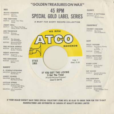 If You Got The Loving / Said I Wasn't Gonna Tell Nobody