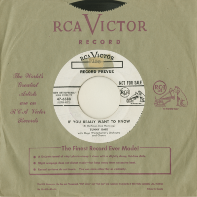 If You Really Want To Know / Try A Little Prayer