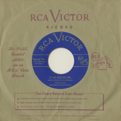 If You Were My Girl / I Cross My Fingers (1950)