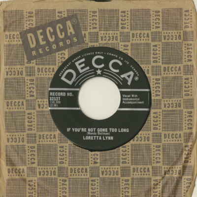 If You're Not Gone Too Long / A Man I Hardly Knew