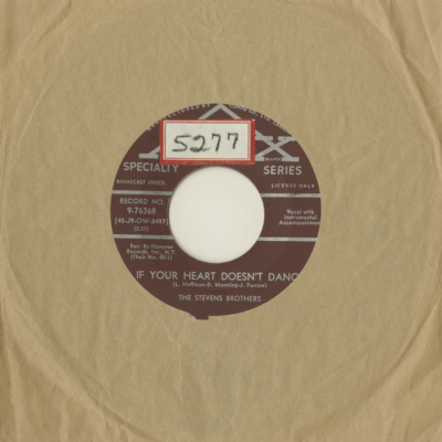 If Your Heart Doesn't Dance / Carmelina (1958)