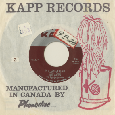 In A Lonely Place / Marie Marie