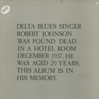 In Memory Of Robert Johnson (1972)