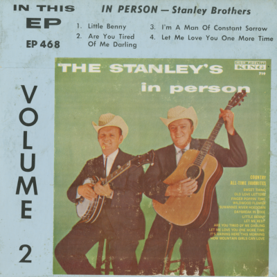 In Person Everybody's Country Favorites Volume 2 (1961)