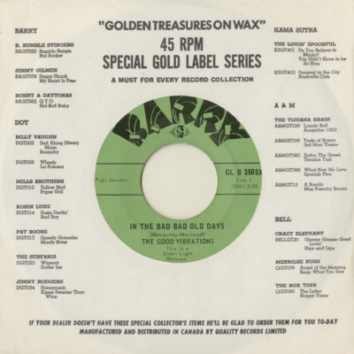 In The Bad Bad Old Days / Shake A Hand (1969)