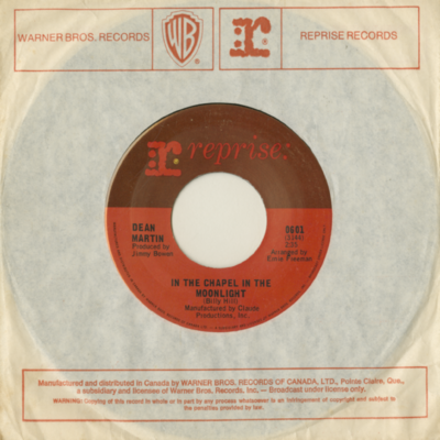 In The Chapel In The Moonlight / Welcome To My World