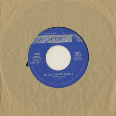 In The Land Of Plenty / Up To Now