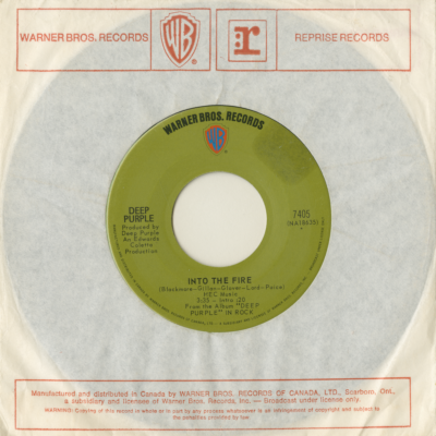 Into The Fire / Black Night (1970)