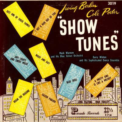 Irving Berlin Cole Porter Show Tunes
