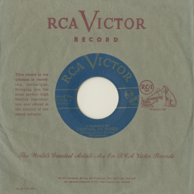 It Happened At The Festival Of Roses / Why Was I Born (1949)