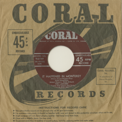 It Happened In Monterey / Freckled-Faced Sara Jane