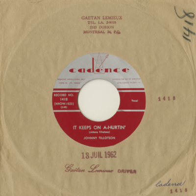 It Keeps On A Hurtin' / She Gave Sweet Love To Me