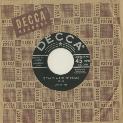 It Takes A Lot Of Heart / I'm Just Foolish Enough