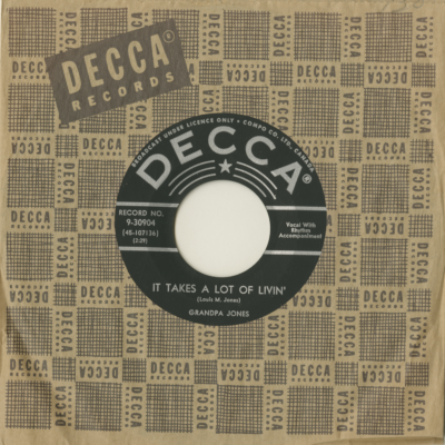 It Takes A Lot Of Livin' / Don't Bring Your Banjo Home