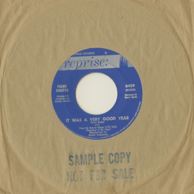 It Was A Very Good Year / Moment To Moment