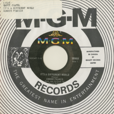 It's A Different World / Empty Chapel