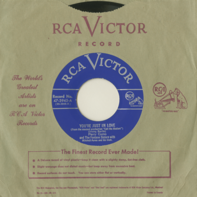 You're Just In Love / It's A Lovely Day Today (1950)