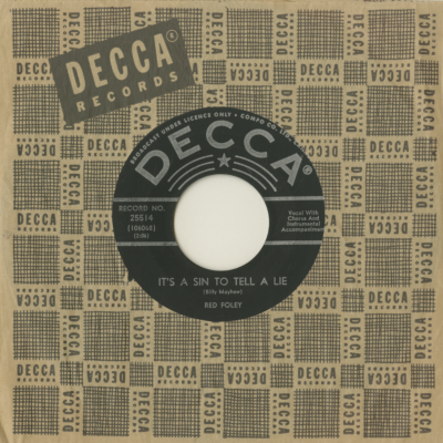 It's A Sin To Tell A Lie / I Want A Girl